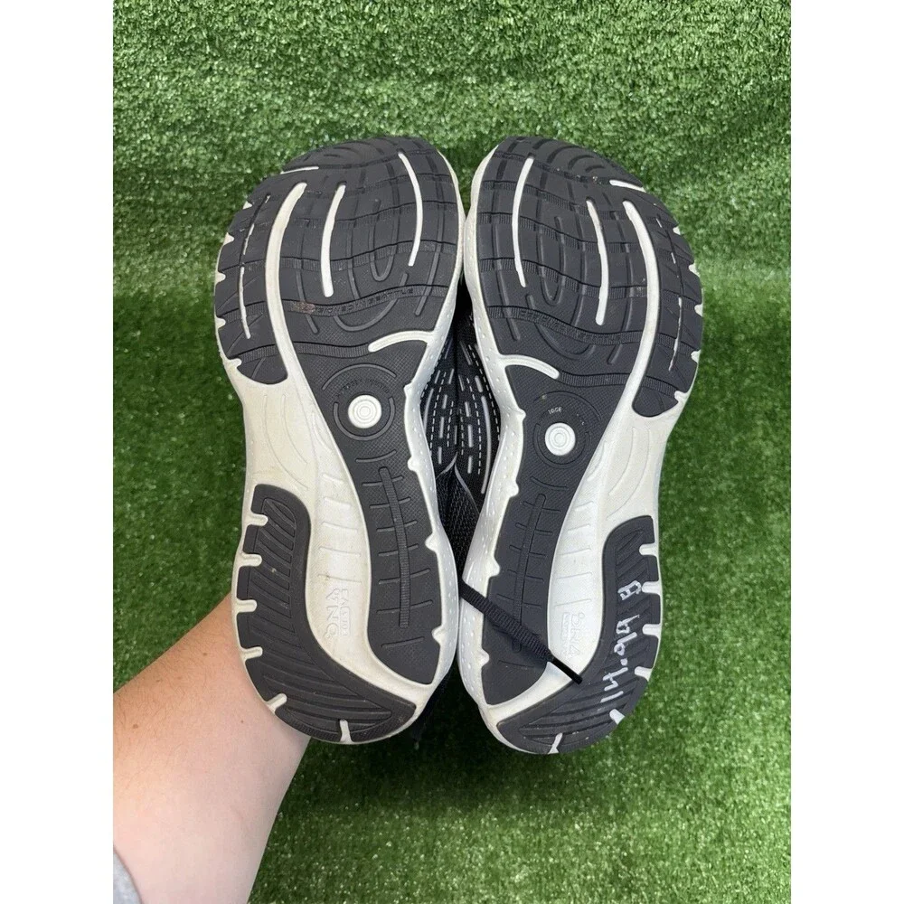 Brooks Glycerin 20 Mens Size 10 D Running Shoes Sneakers Black White 1103821D059